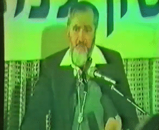 RARE    הרב מאיר כהנא היד נואם בקונגרס מדינת יהודה תשמ ט 00:26:15